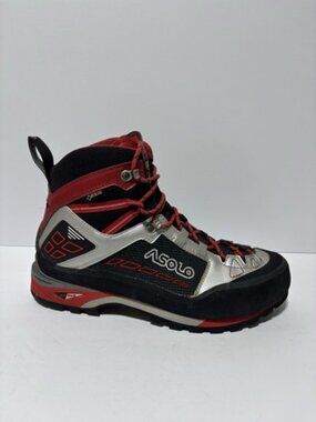 Asolo Men’s Freney Mid GV Mountaineering Hiking Boots Black/Silver, Size 10 M